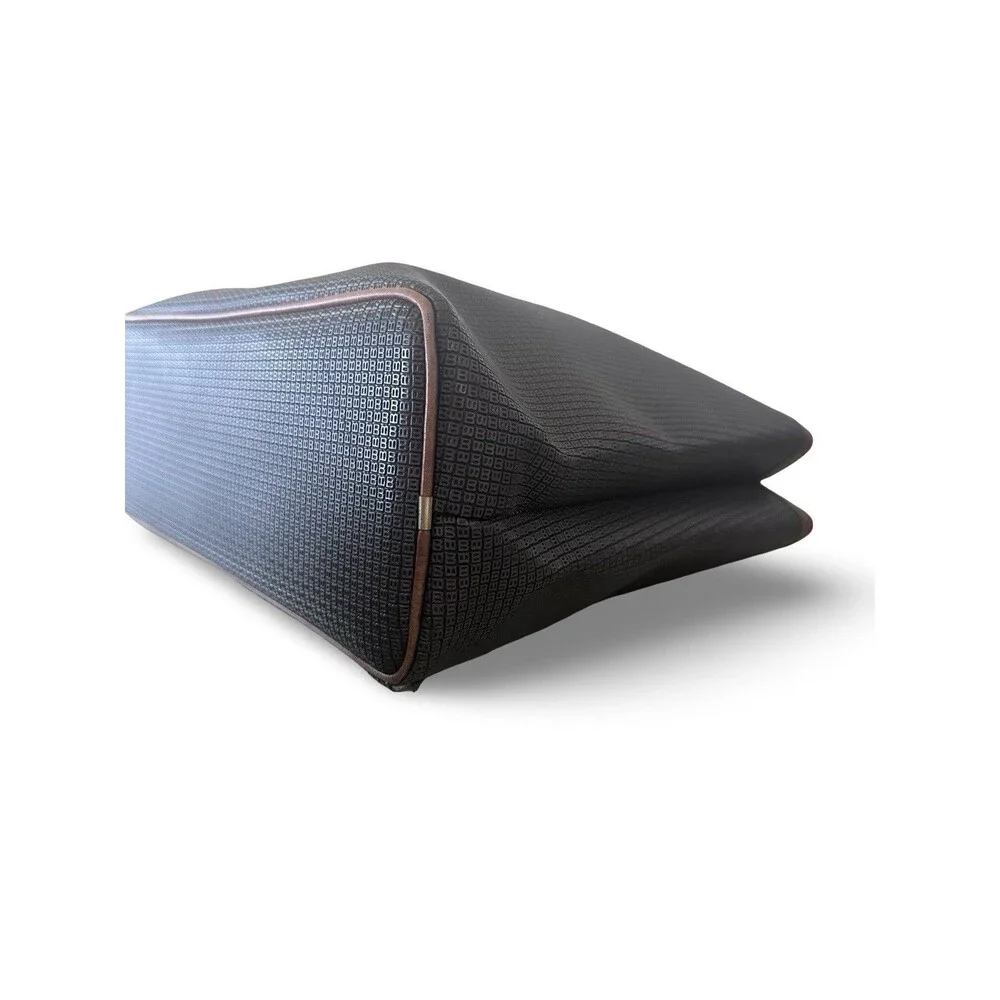 Bally Vintage Embossed B Canvas Tote with Leather Trim - Made in Italy - Picture 6 of 16